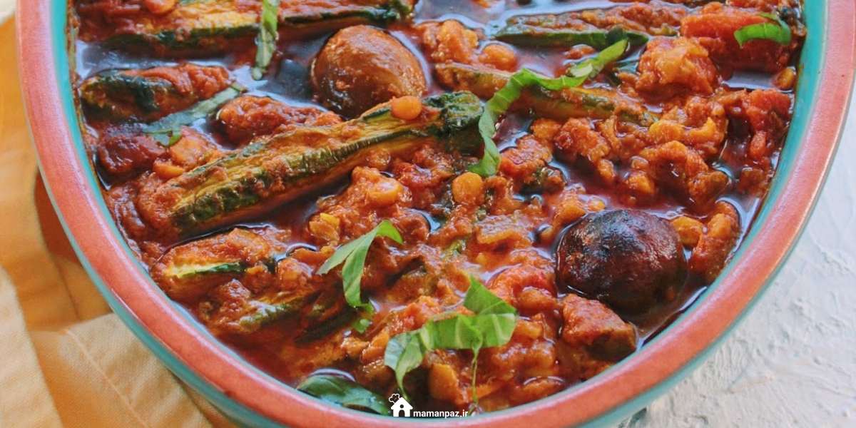 خورش کدو سبز