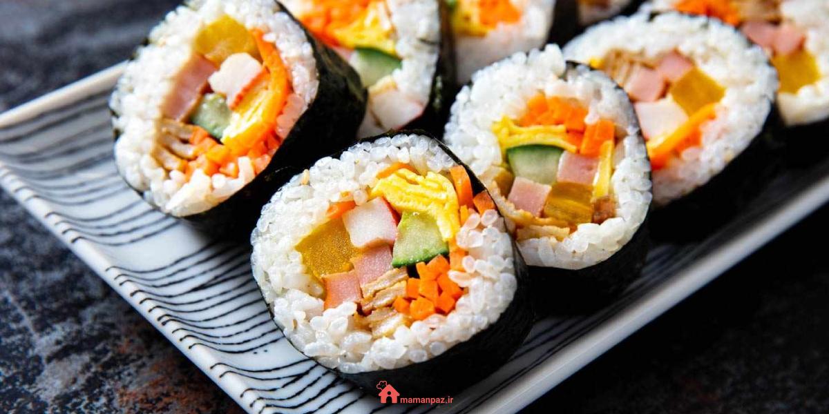 سوشی کرهای یا کیمباپ