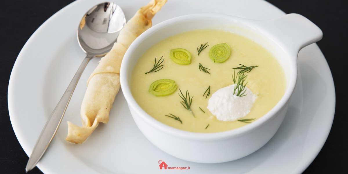 سوپ سيب زمينی فرانسوی