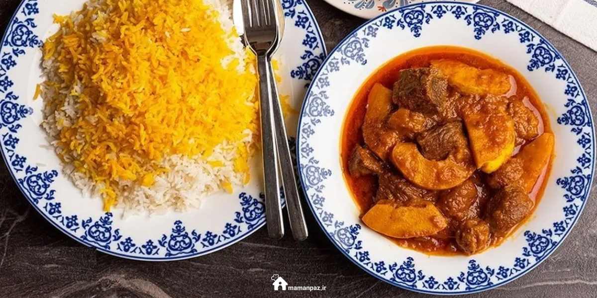 خورش به آلو: غذای محلی یزد