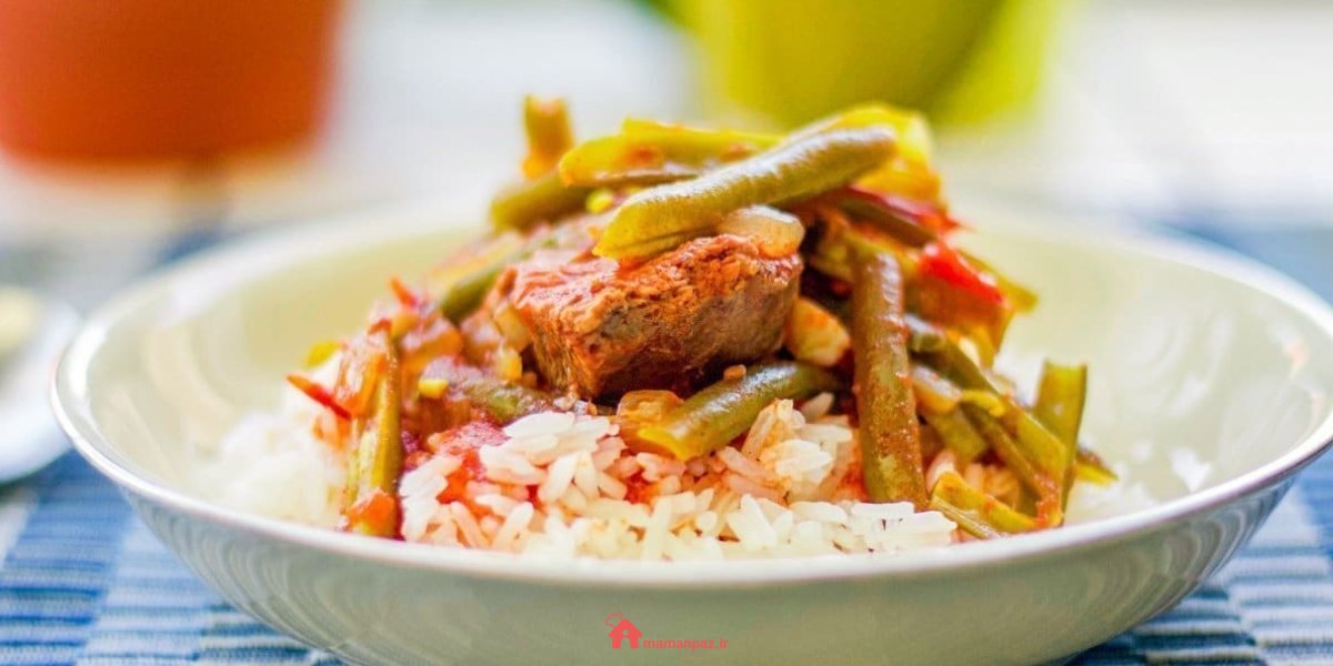 طرز تهیه فاصولیه سبز