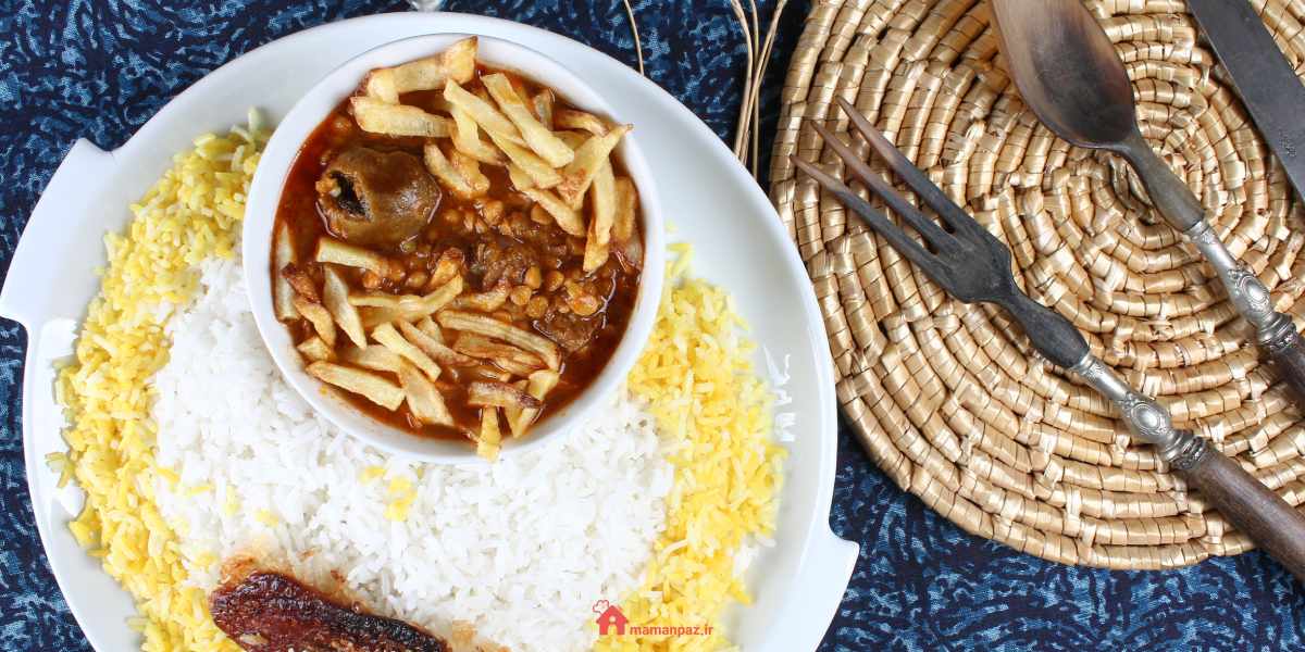 چلوخورشت قیمه