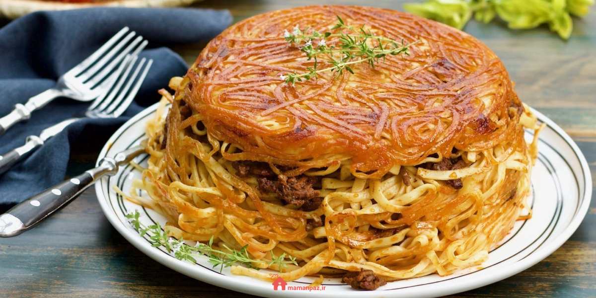 ماکارونی با گوشت چرخ کرده